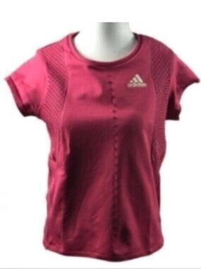 NWT Adidas Pink Activewear Workout Tee Medium